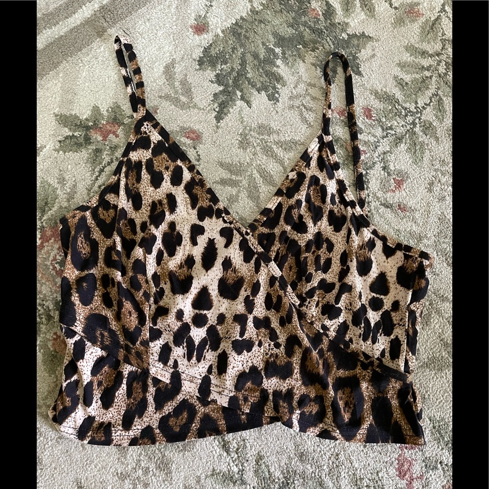 MeaSeor Animal Print Top